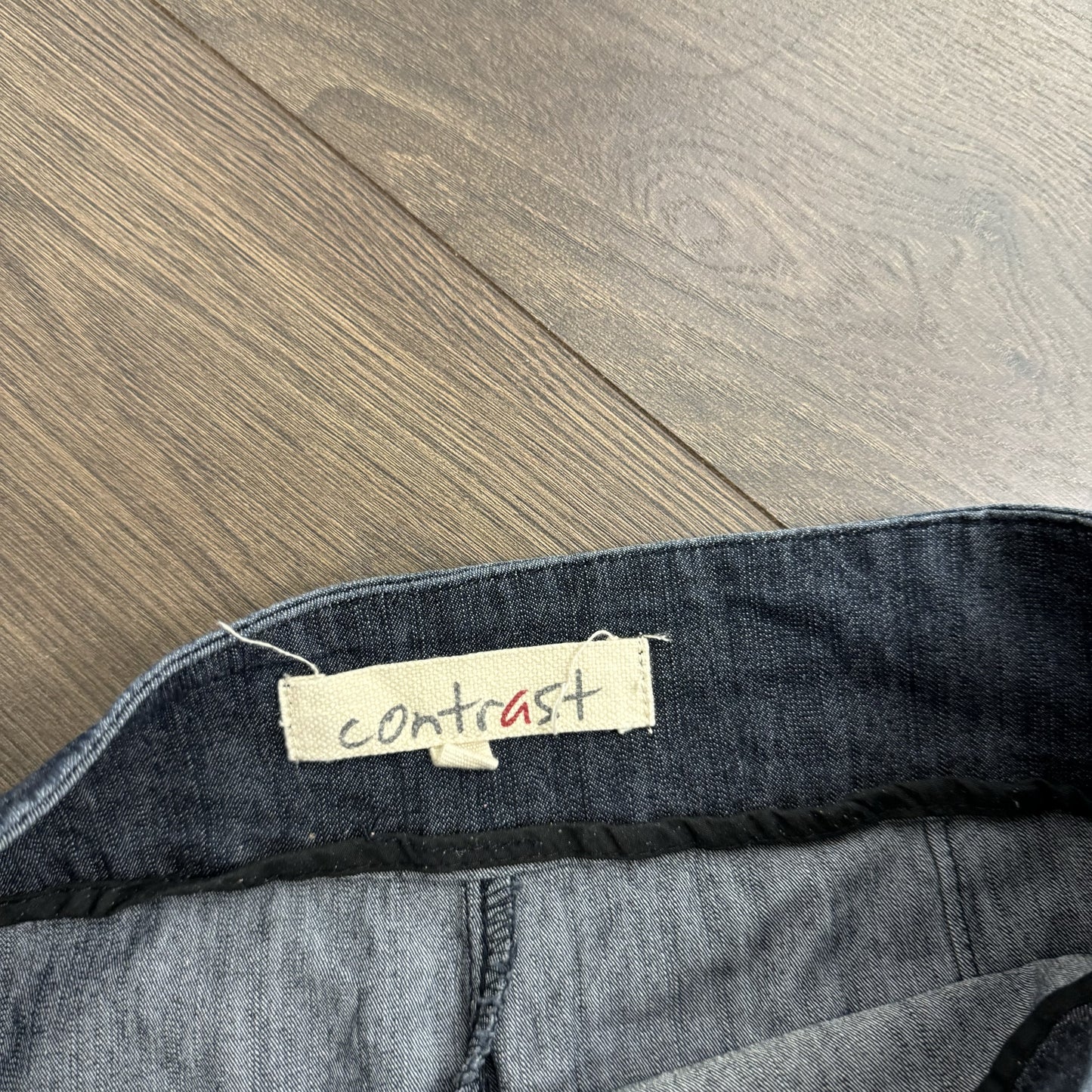 Dark Wash Denim Mini Skirt – view 3