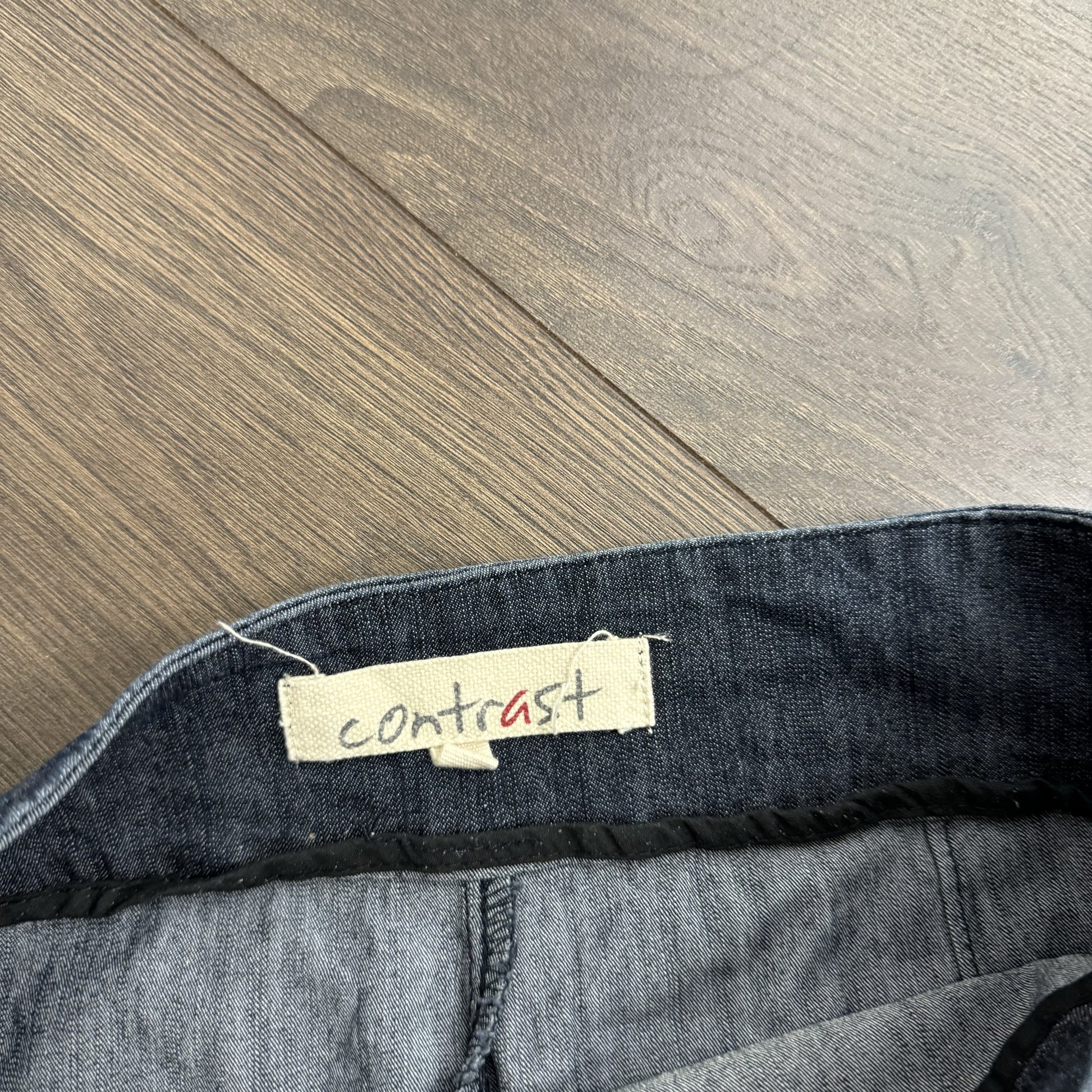 Dark Wash Denim Mini Skirt – view 3