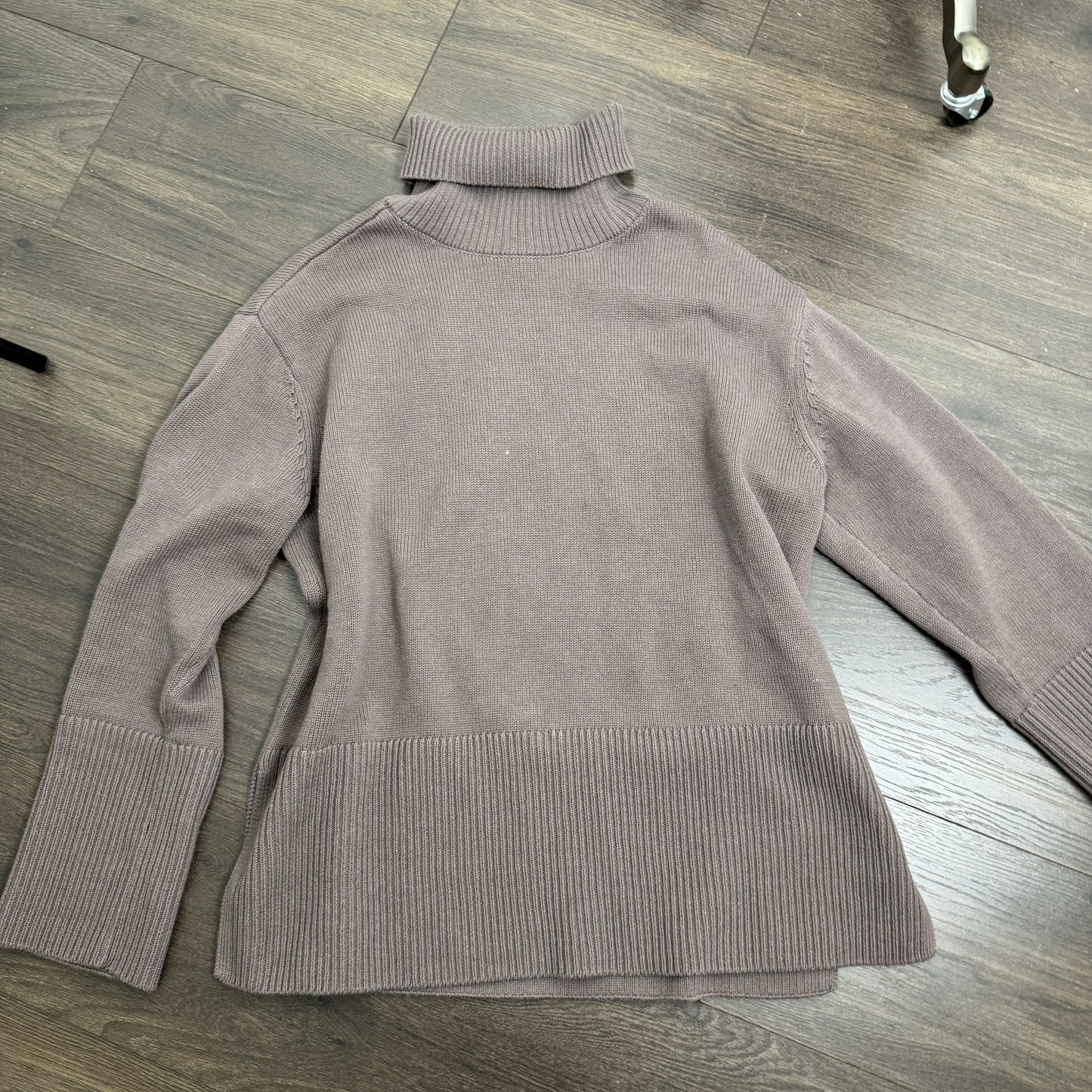 Taupe Turtleneck Sweater – view 2