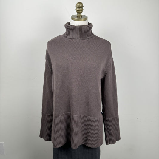 Taupe Turtleneck Sweater – view 1