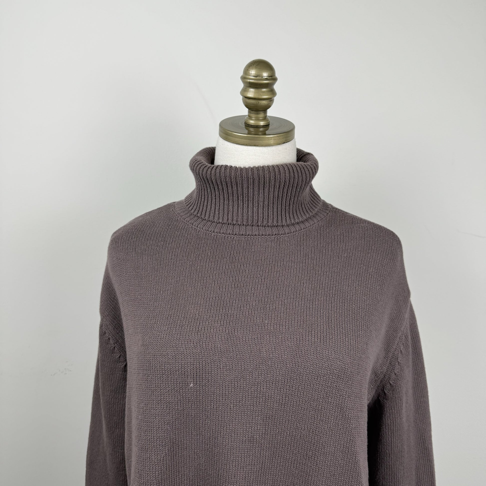 Taupe Turtleneck Sweater – view 5