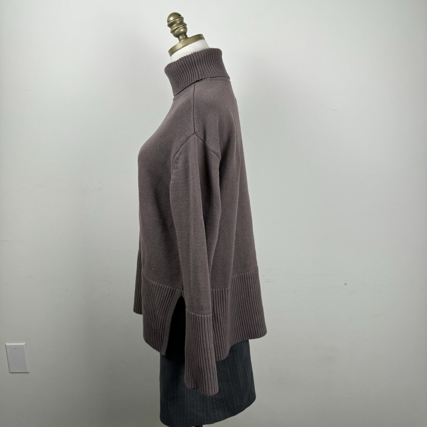 Taupe Turtleneck Sweater – view 7