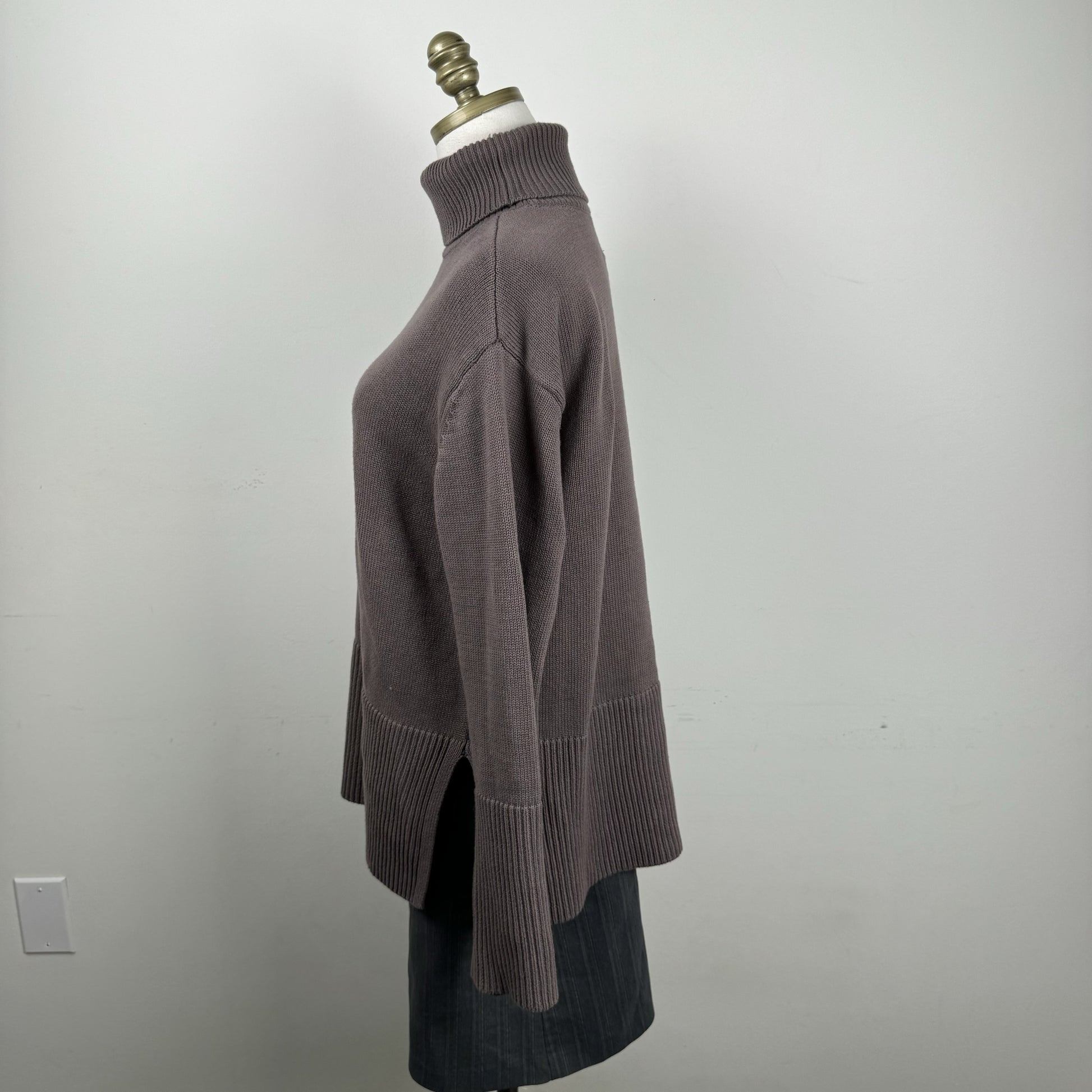 Taupe Turtleneck Sweater – view 7