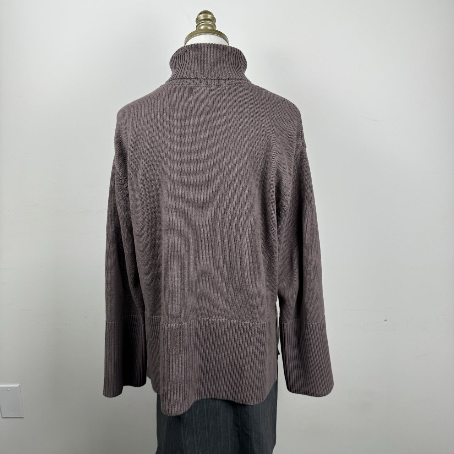 Taupe Turtleneck Sweater – view 8