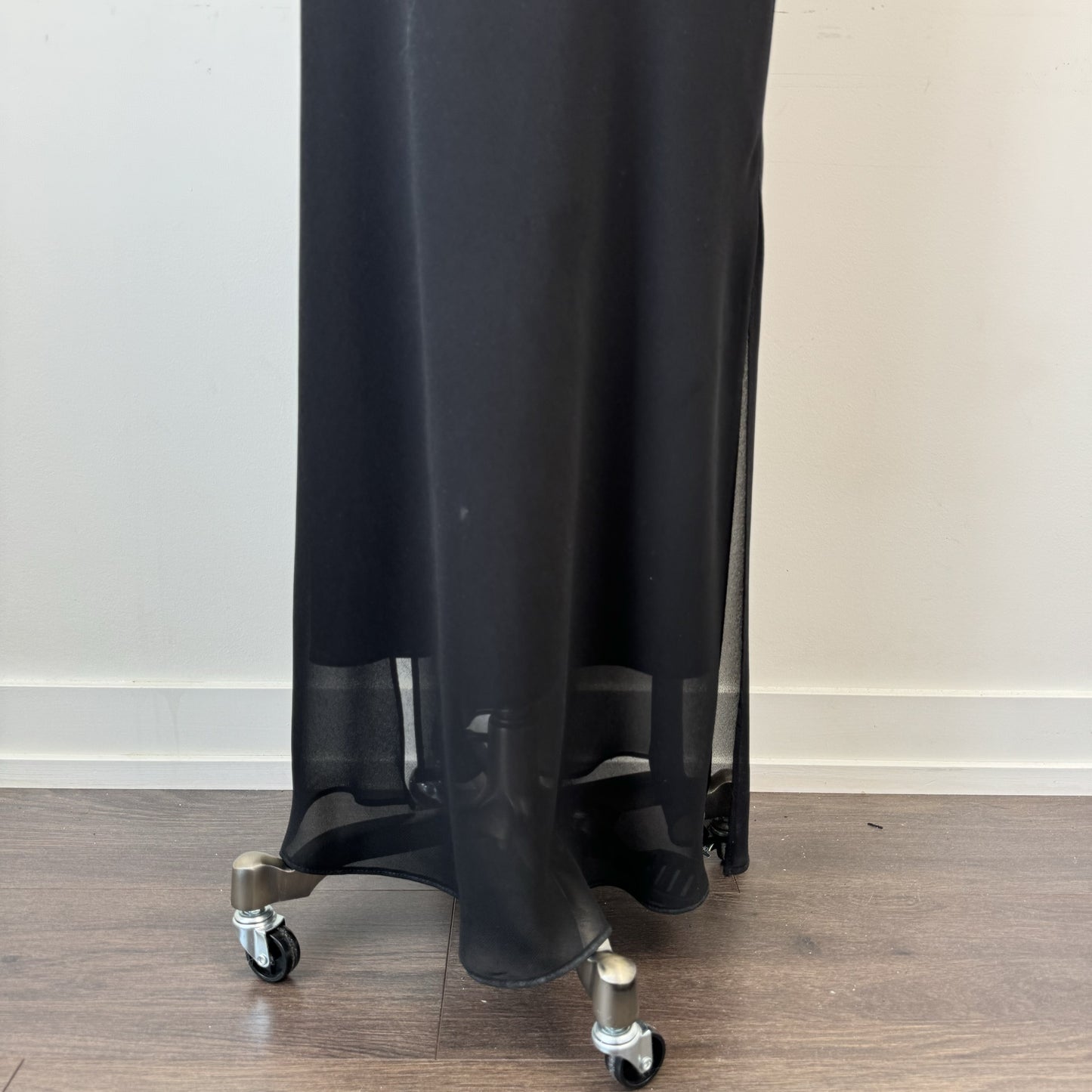 Vintage Mesh Overlay Maxi Skirt – view 2