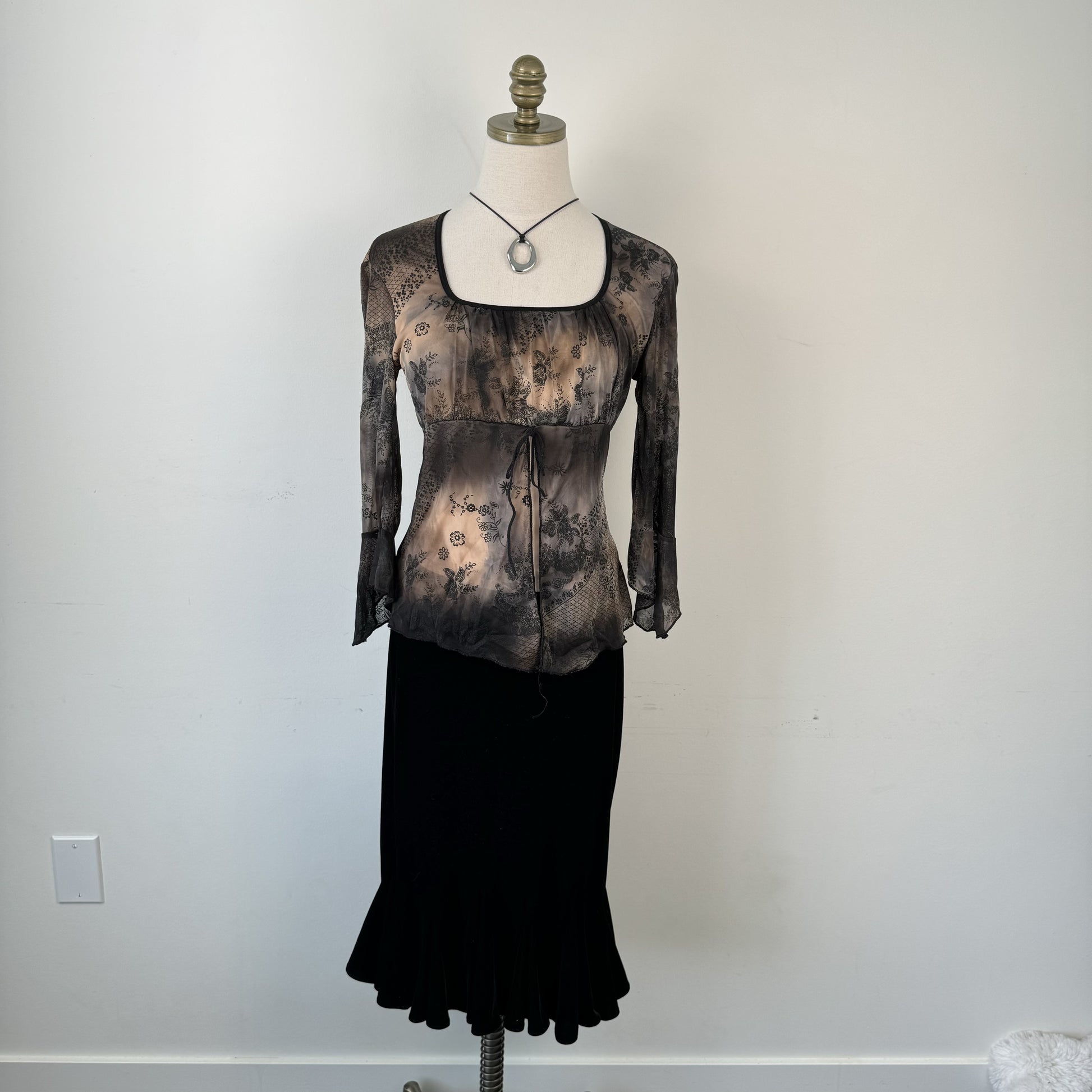 Vintage Fairy Mesh Top – view 2