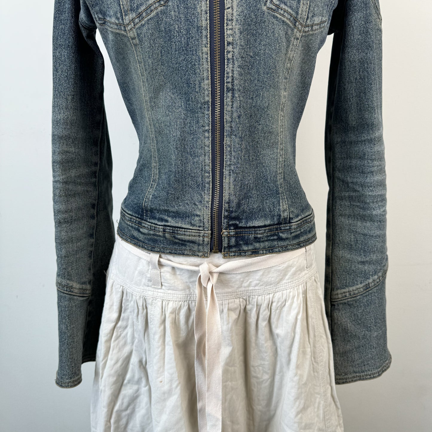 Y2K Faded Denim Jacket – view 5