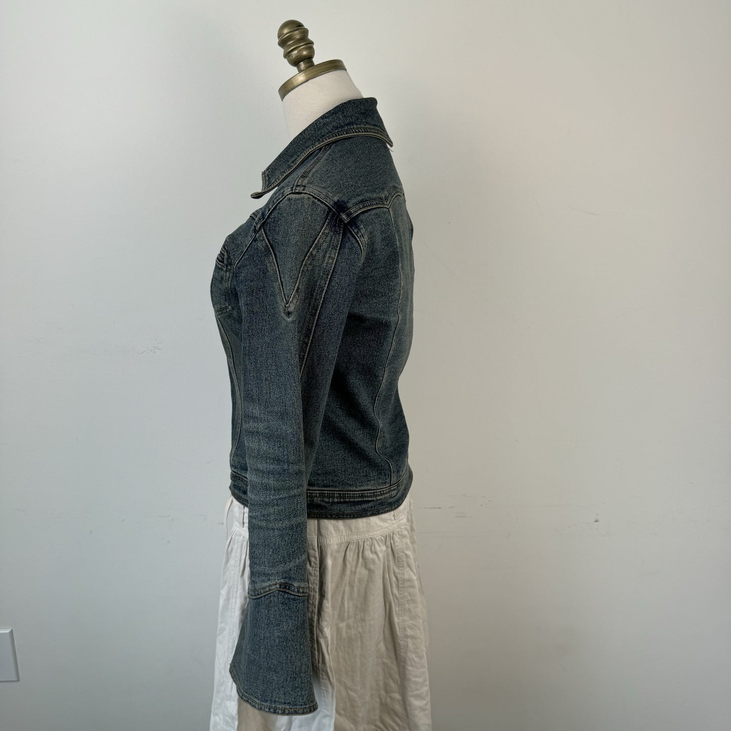 Y2K Faded Denim Jacket – view 6