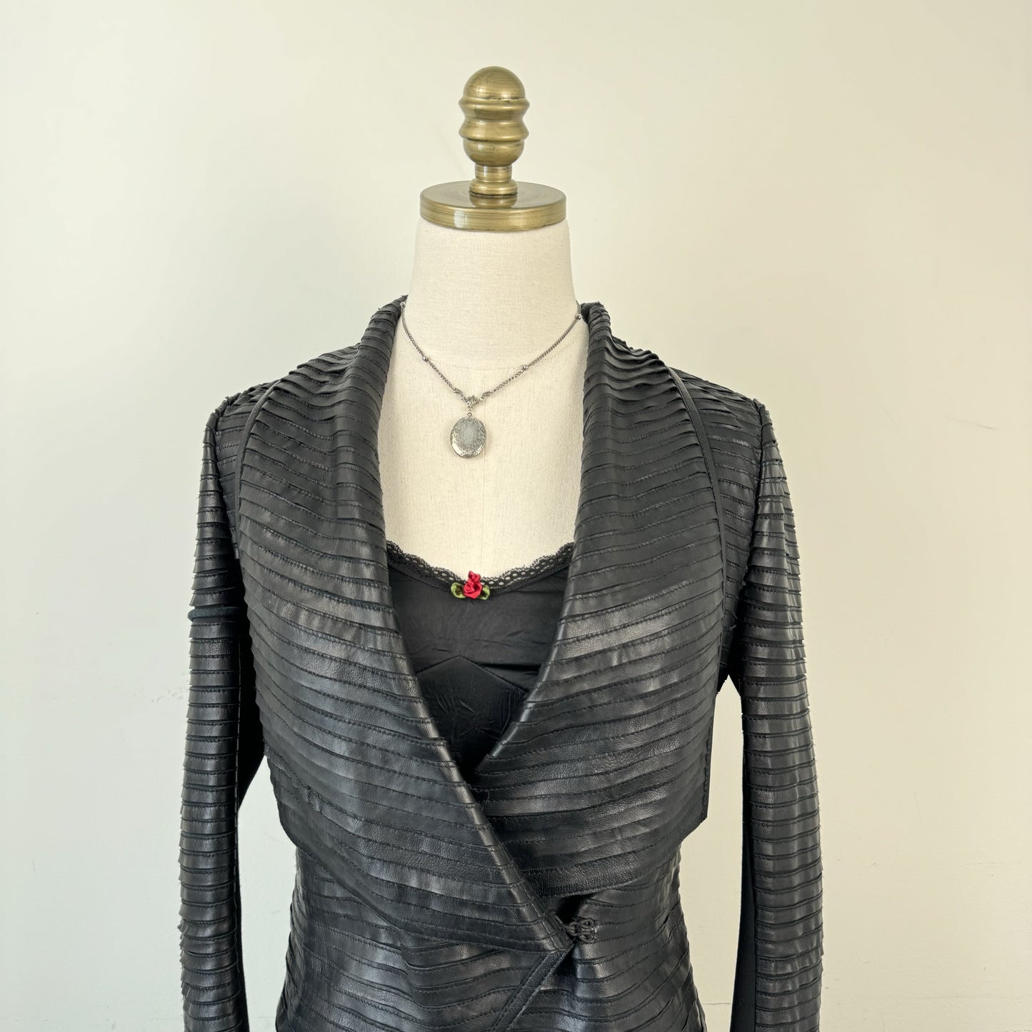 Marciano Grunge Fitted Genuine Leather Jacket – view 5