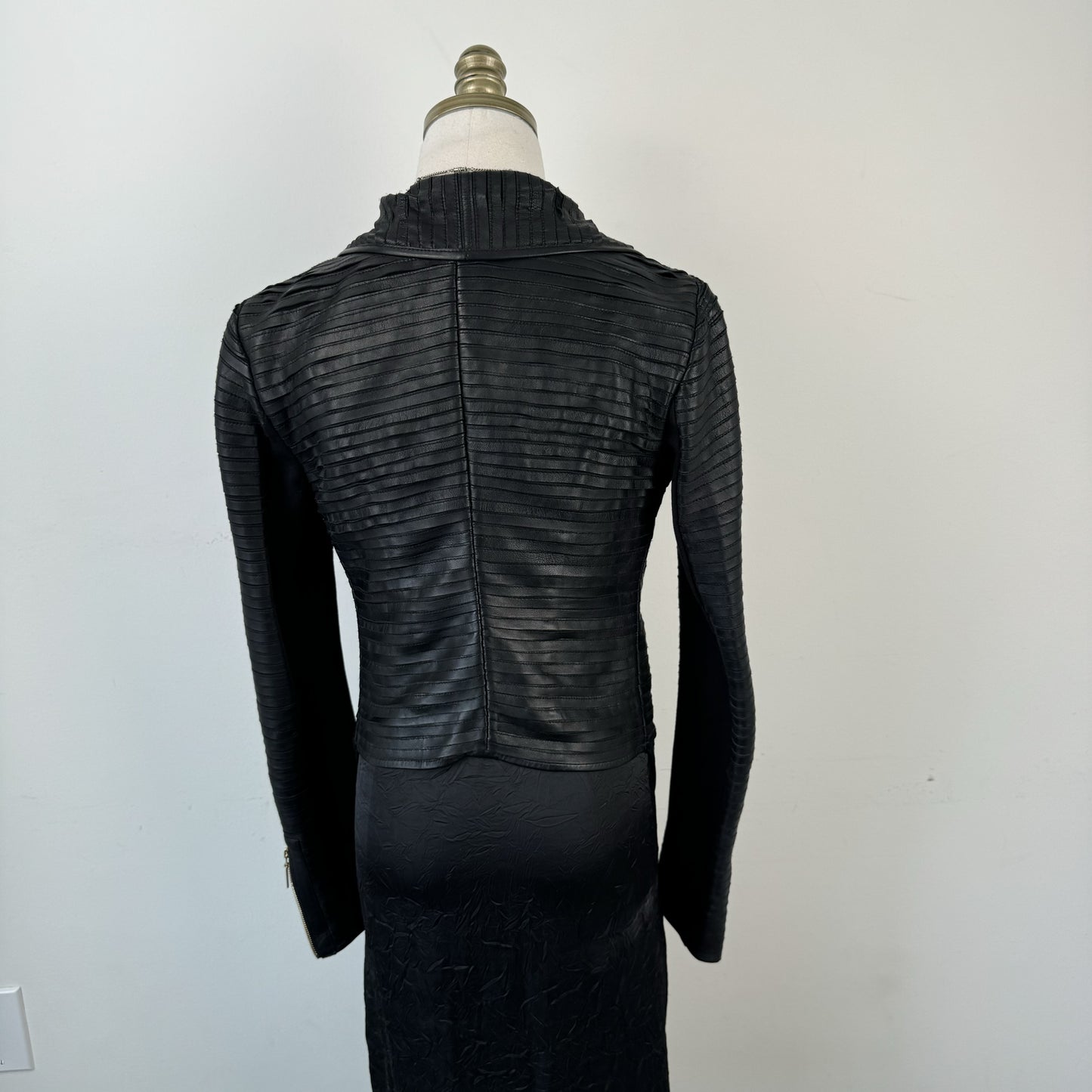 Marciano Grunge Fitted Genuine Leather Jacket – view 7