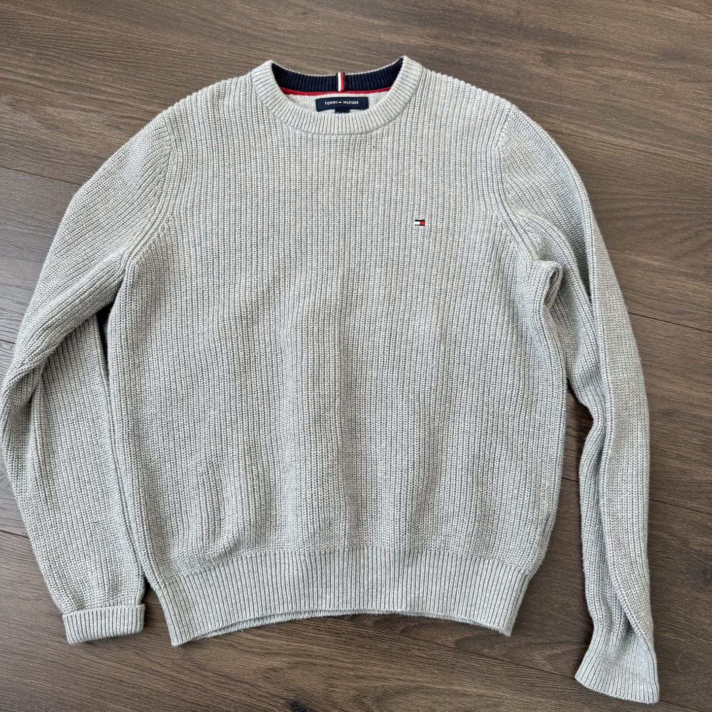 Tommy Grey Crewneck Sweater – view 7