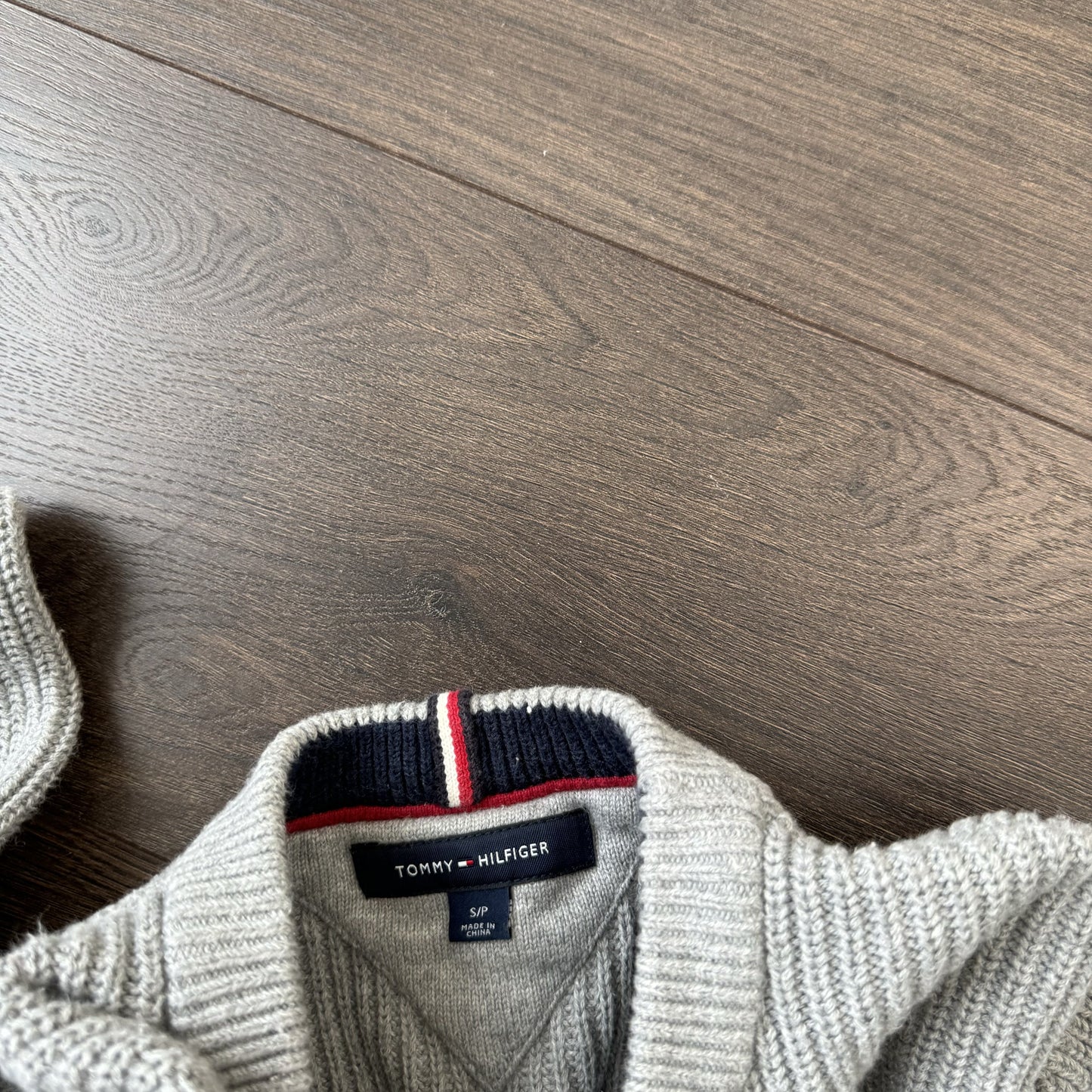 Tommy Grey Crewneck Sweater – view 8