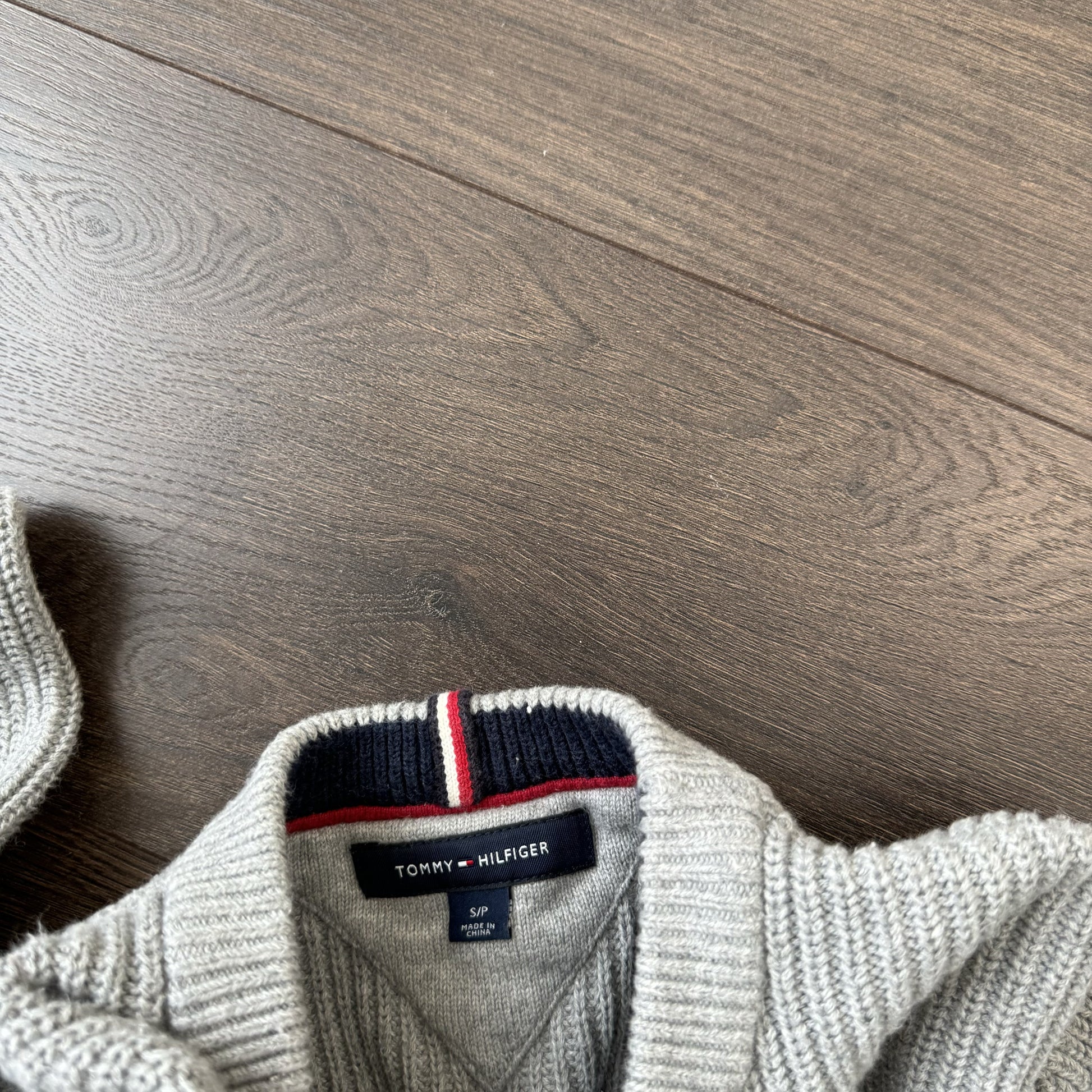 Tommy Grey Crewneck Sweater – view 8
