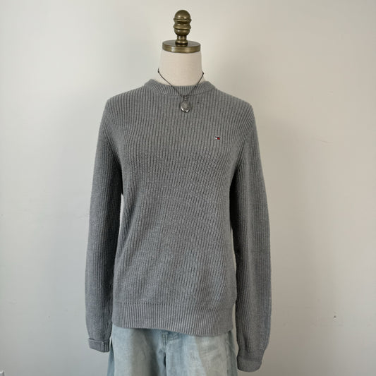 Tommy Grey Crewneck Sweater – view 1