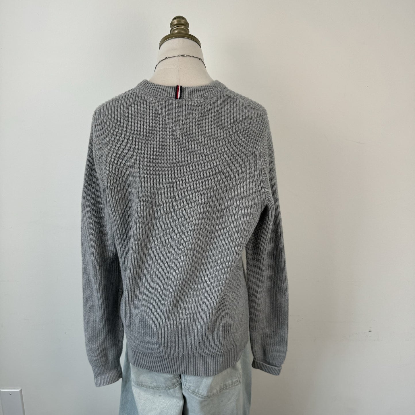 Tommy Grey Crewneck Sweater – view 6