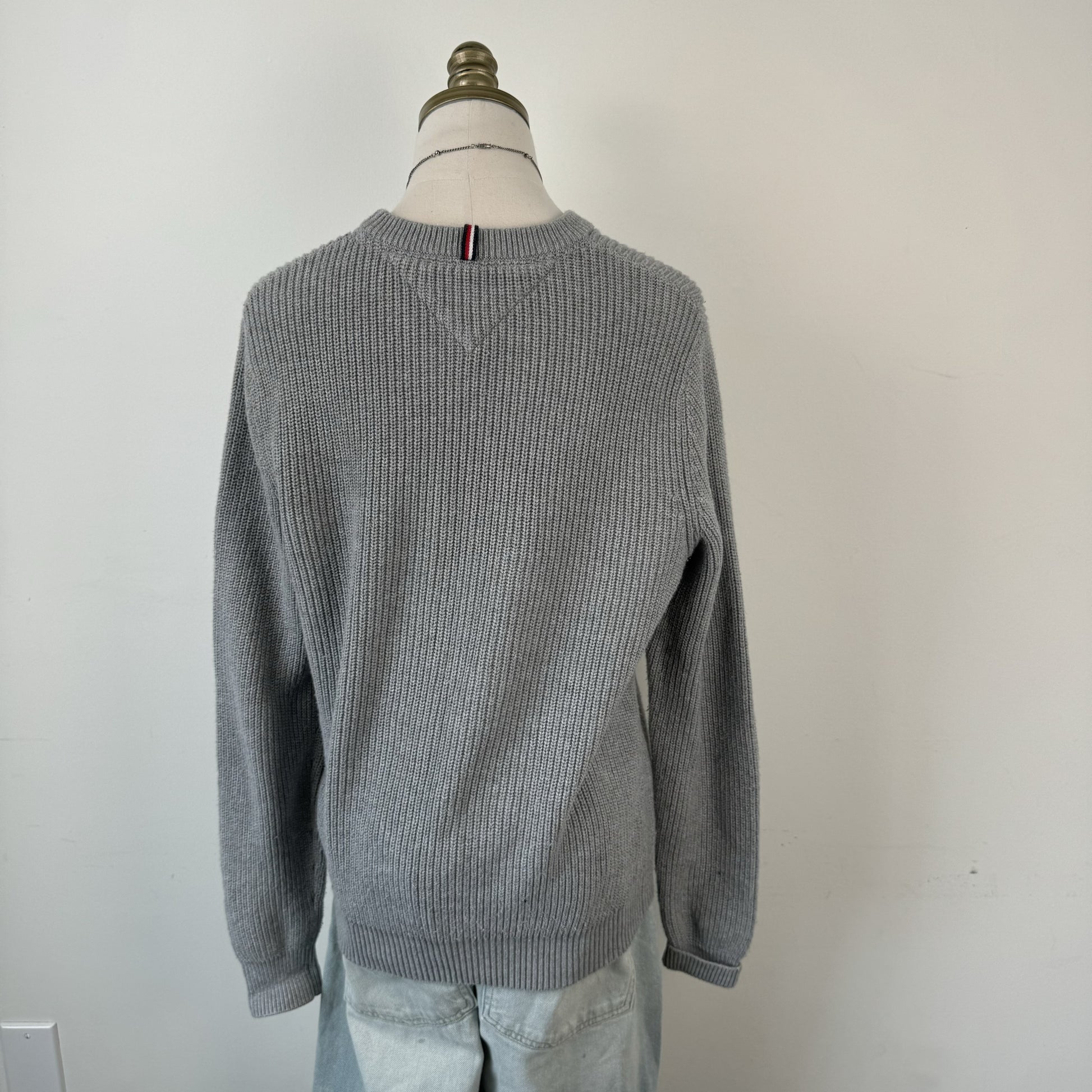 Tommy Grey Crewneck Sweater – view 6