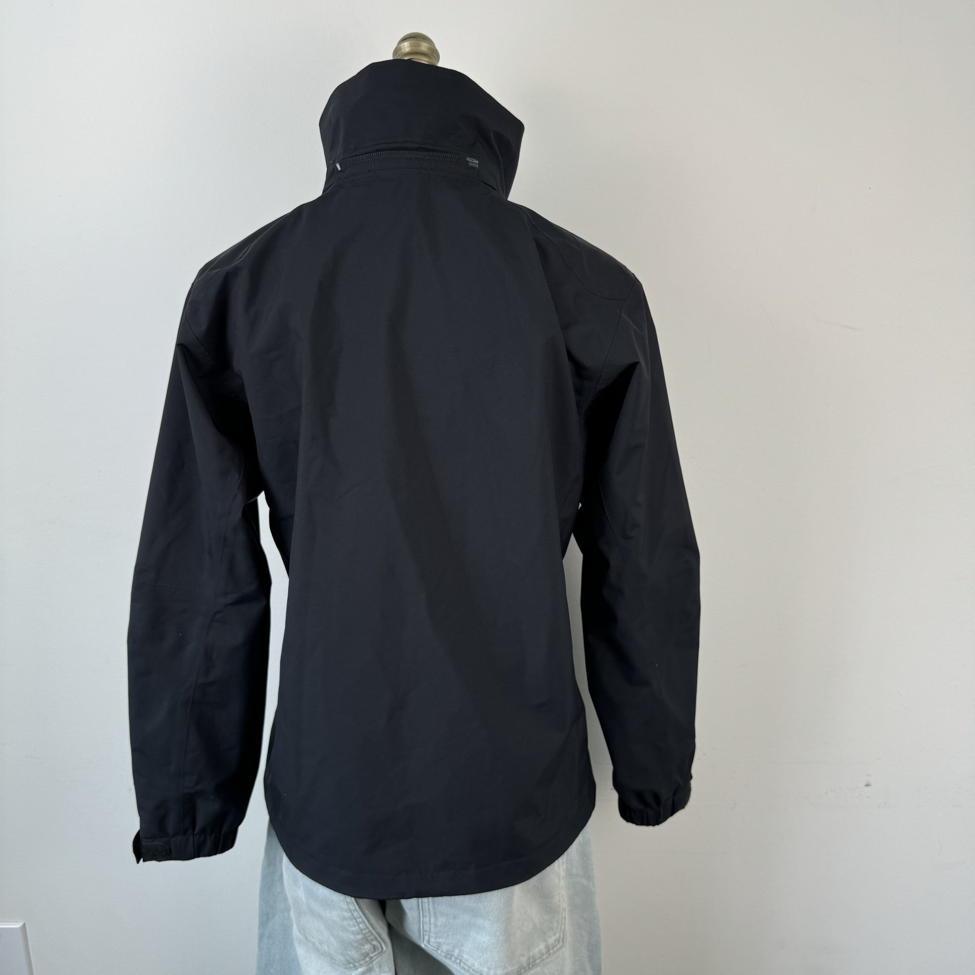 Black Funnel Neck Zip Up Jacket – view 8