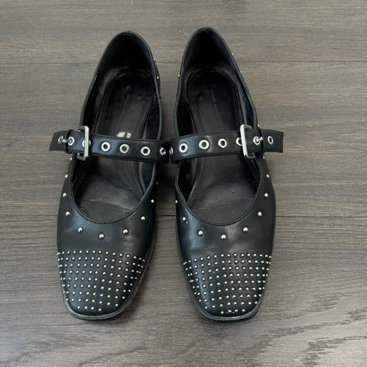 Black Studded Ballet Flats (US 7.5/8) – view 1