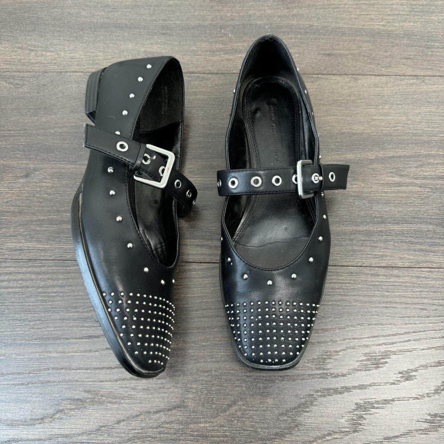 Black Studded Ballet Flats (US 7.5/8) – view 3
