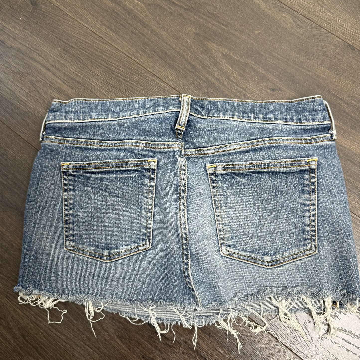 Light Wash Denim Mini Skirt – view 7