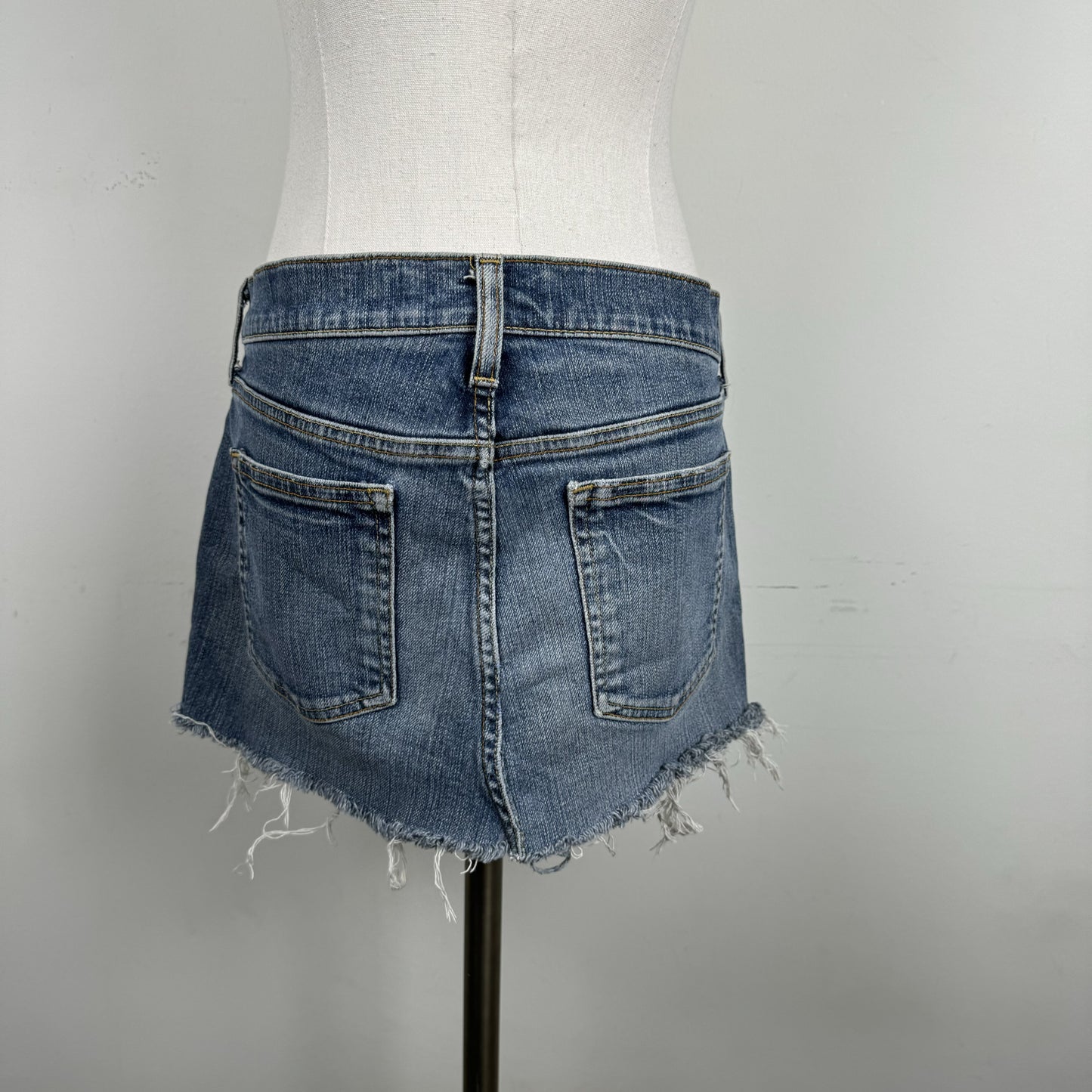 Light Wash Denim Mini Skirt – view 5