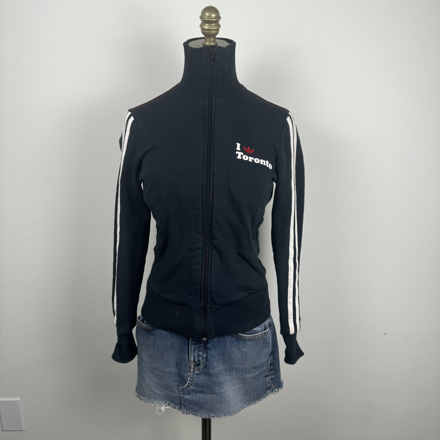 Adidas Black 'I Love Toronto' Zip Up Track Jacket – view 4