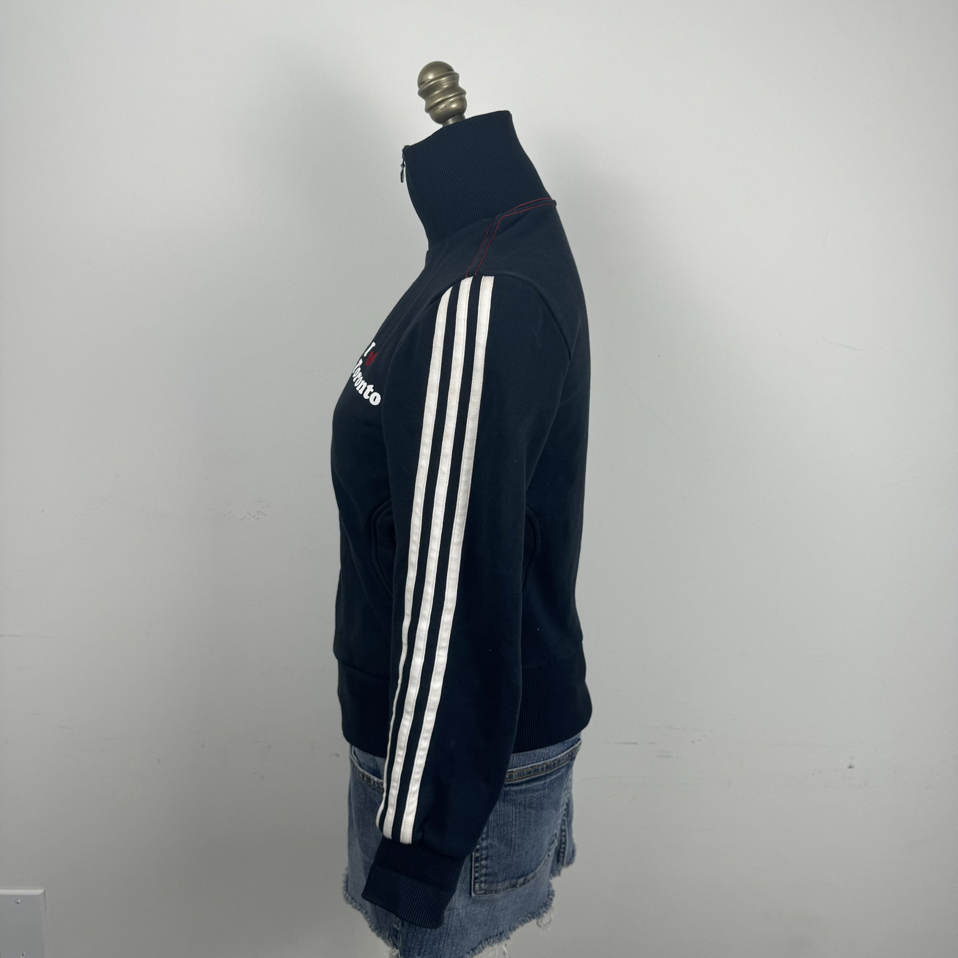 Adidas Black 'I Love Toronto' Zip Up Track Jacket – view 6