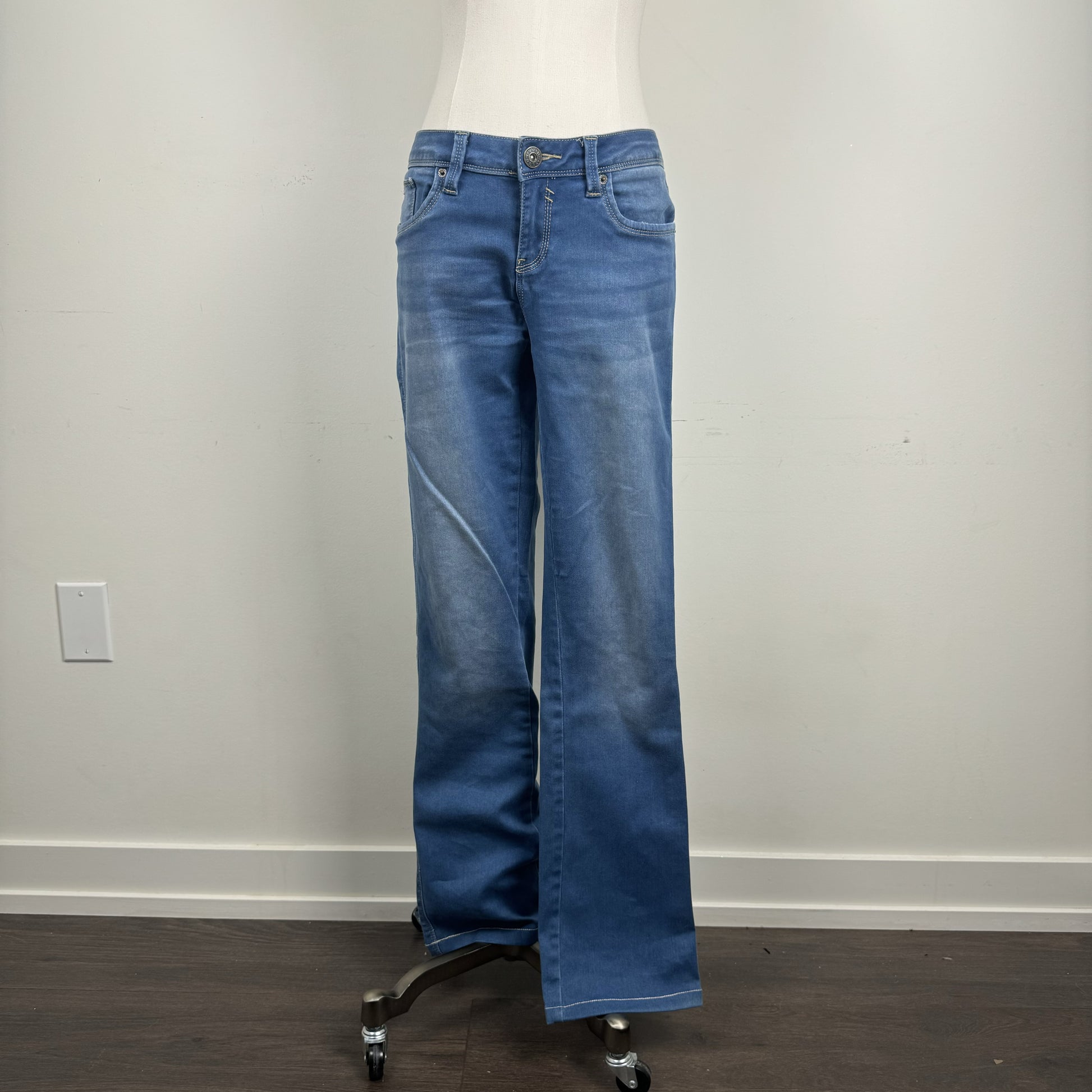 Guess Light Wash Slim Bootcut Jeans – view 1
