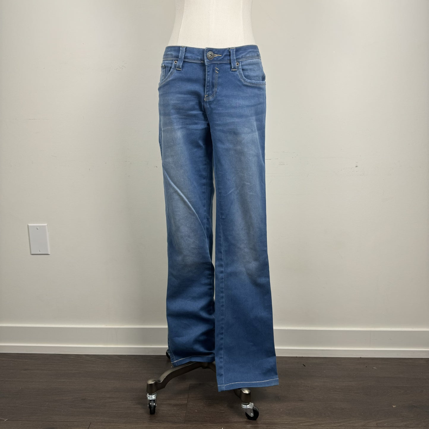 Guess Light Wash Slim Bootcut Jeans – view 2
