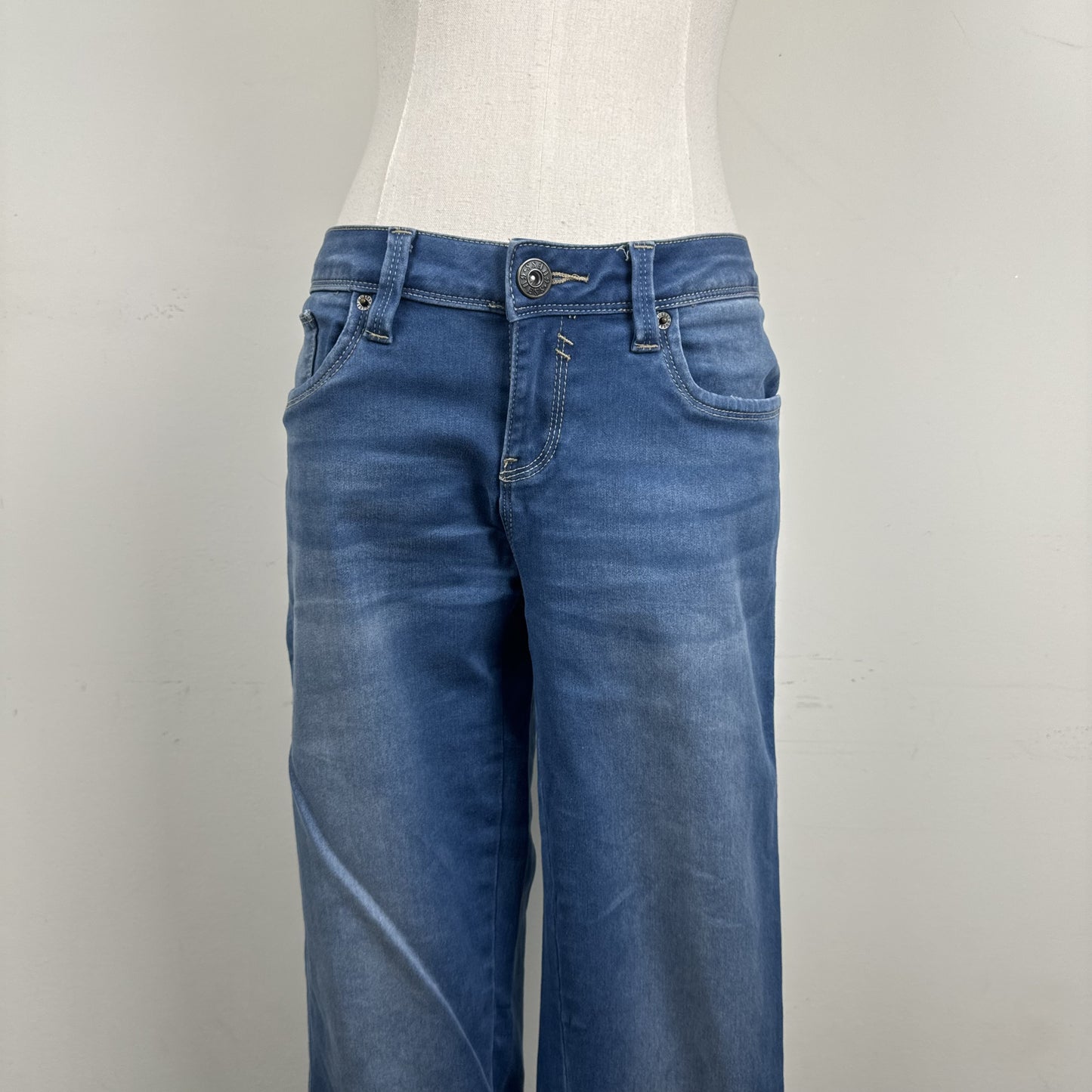 Guess Light Wash Slim Bootcut Jeans – view 3