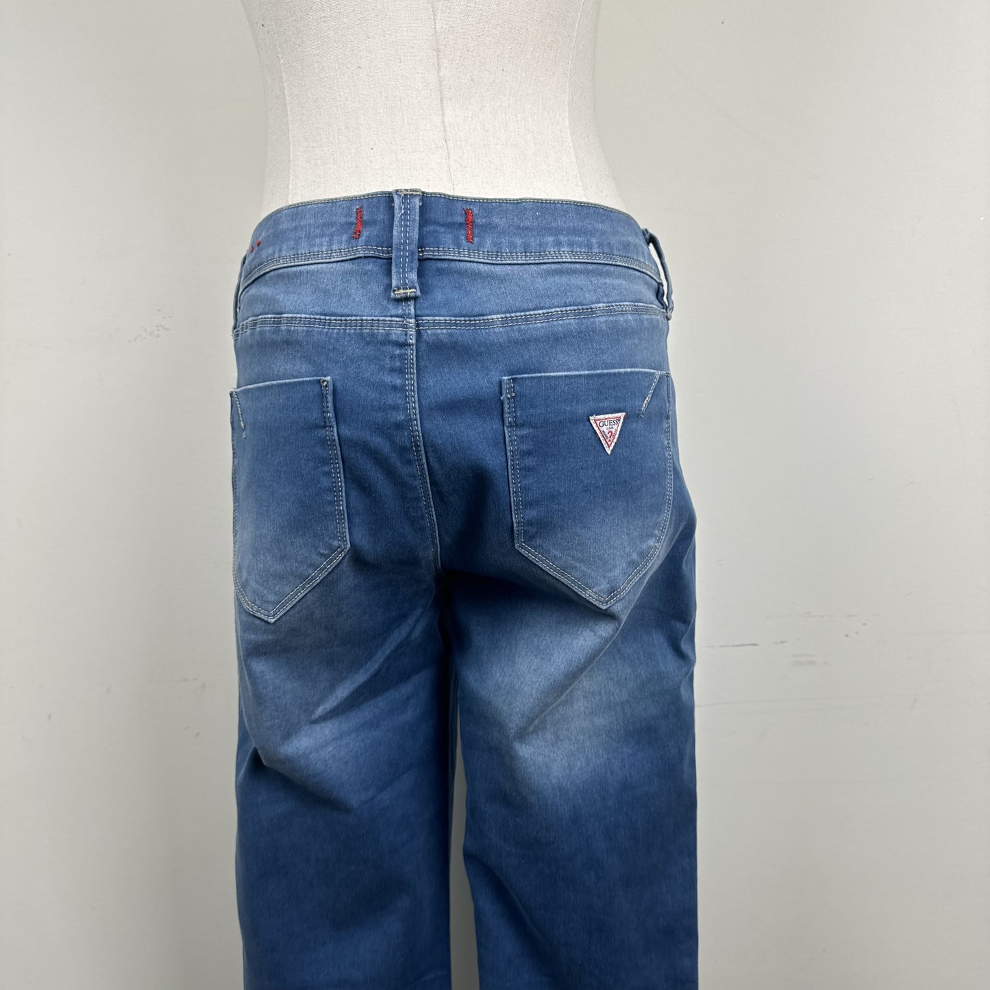 Guess Light Wash Slim Bootcut Jeans – view 6