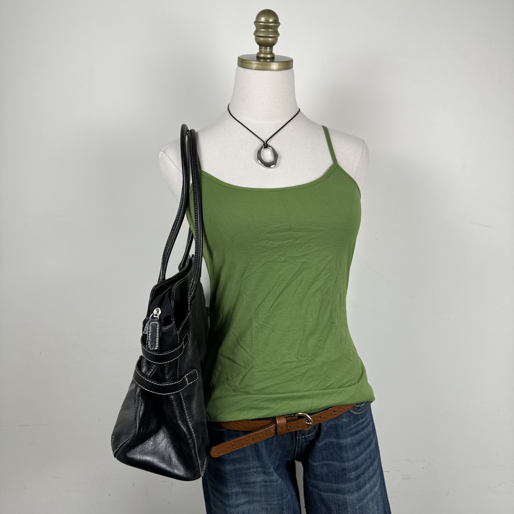 Danier Black Genuine Leather Shoulder Bag – view 5