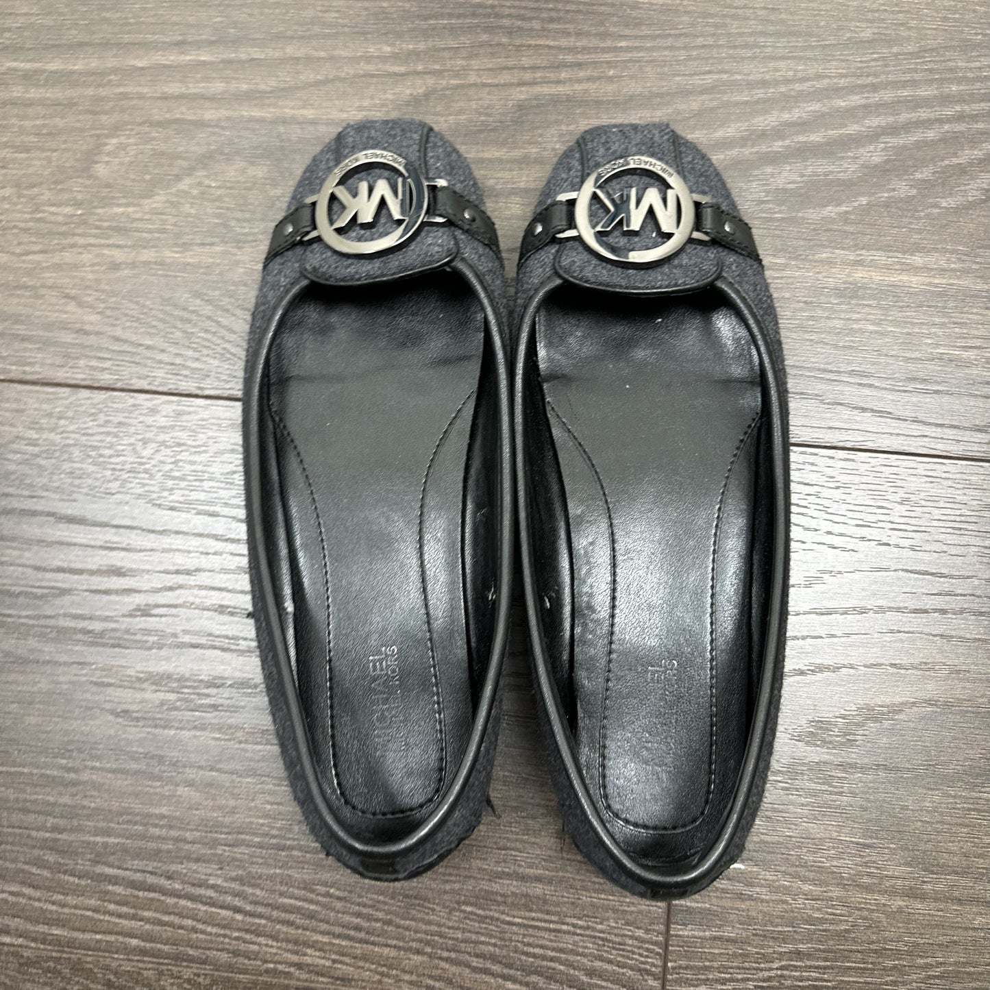 Michael Kors Dark Grey and Black Ballet Flats – view 8