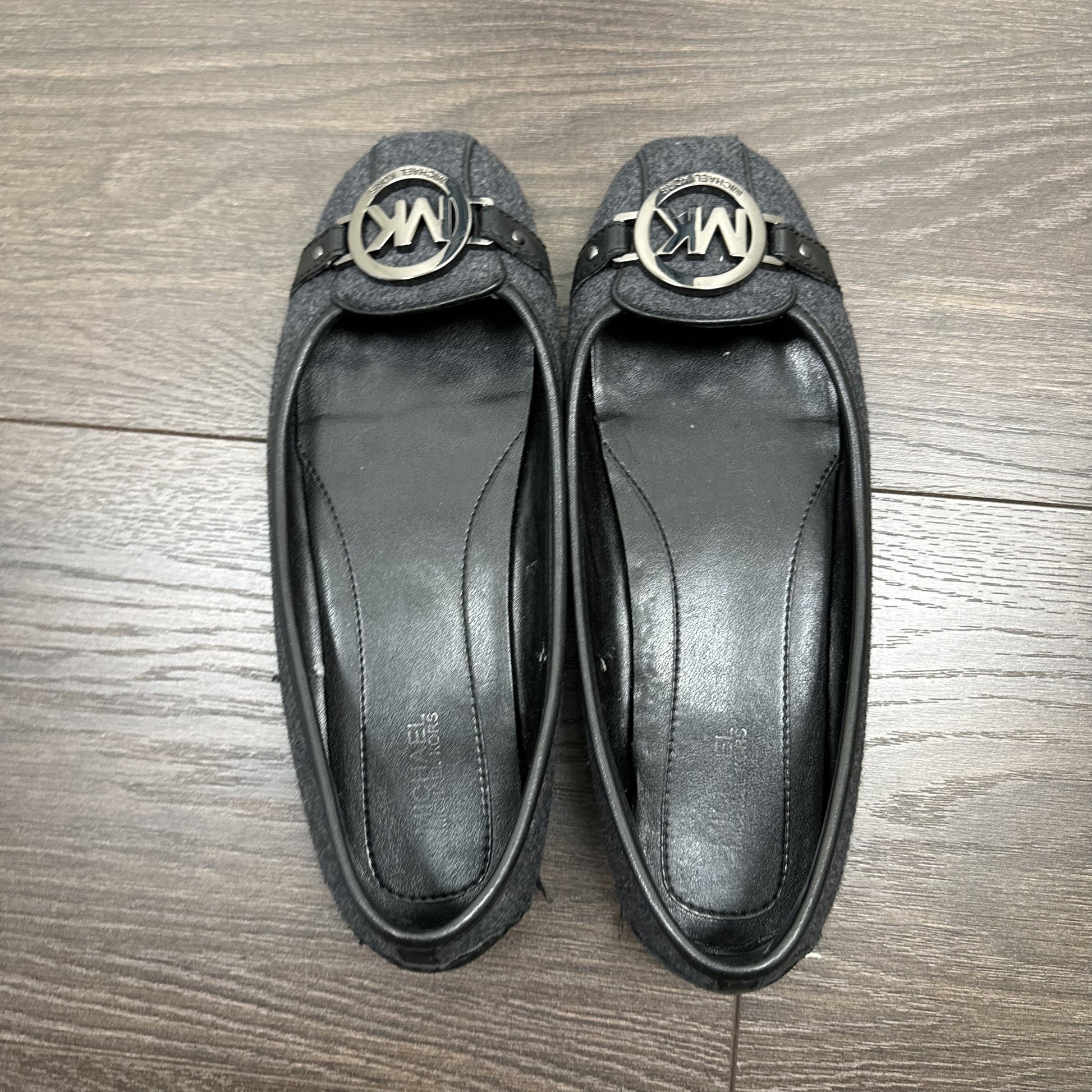 Michael Kors Dark Grey and Black Ballet Flats – view 8
