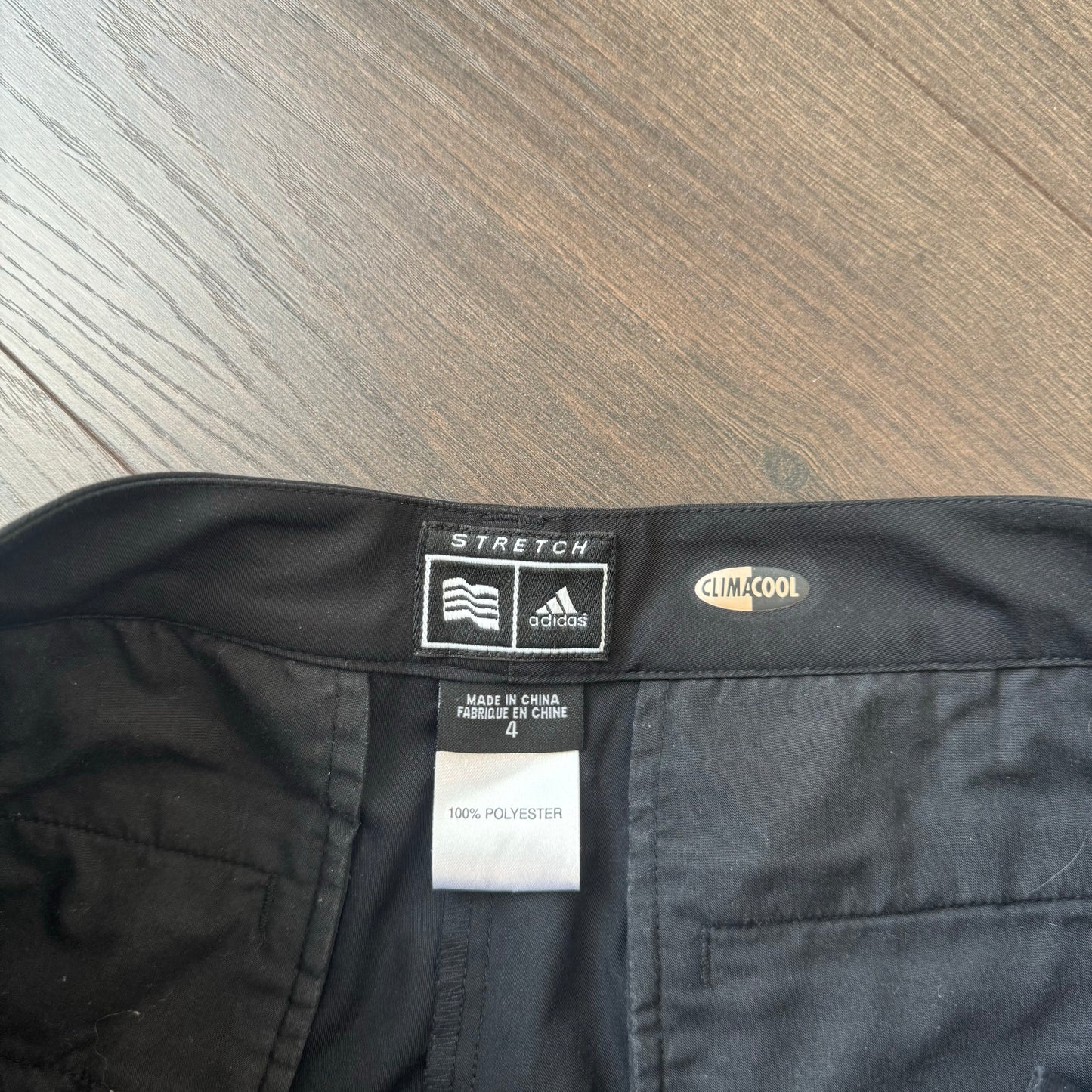 Adidas Black Mid Rise Curve Hugging Capris