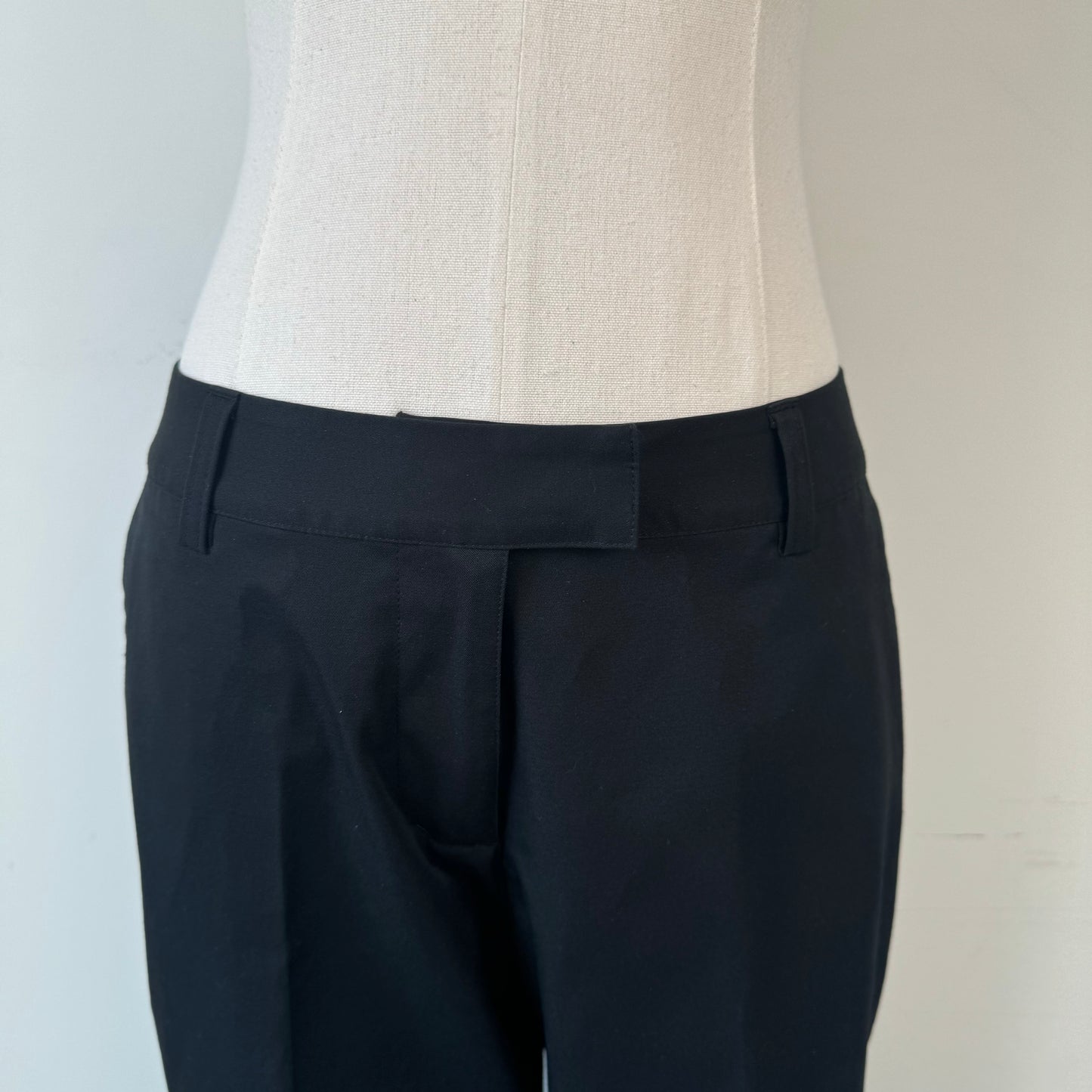 Adidas Black Mid Rise Curve Hugging Capris