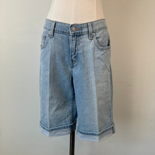 Levi's Light Wash Cuffed 515 Jorts