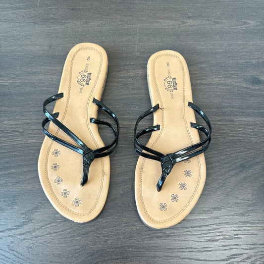 Black Slipper Sandals (US W 8)