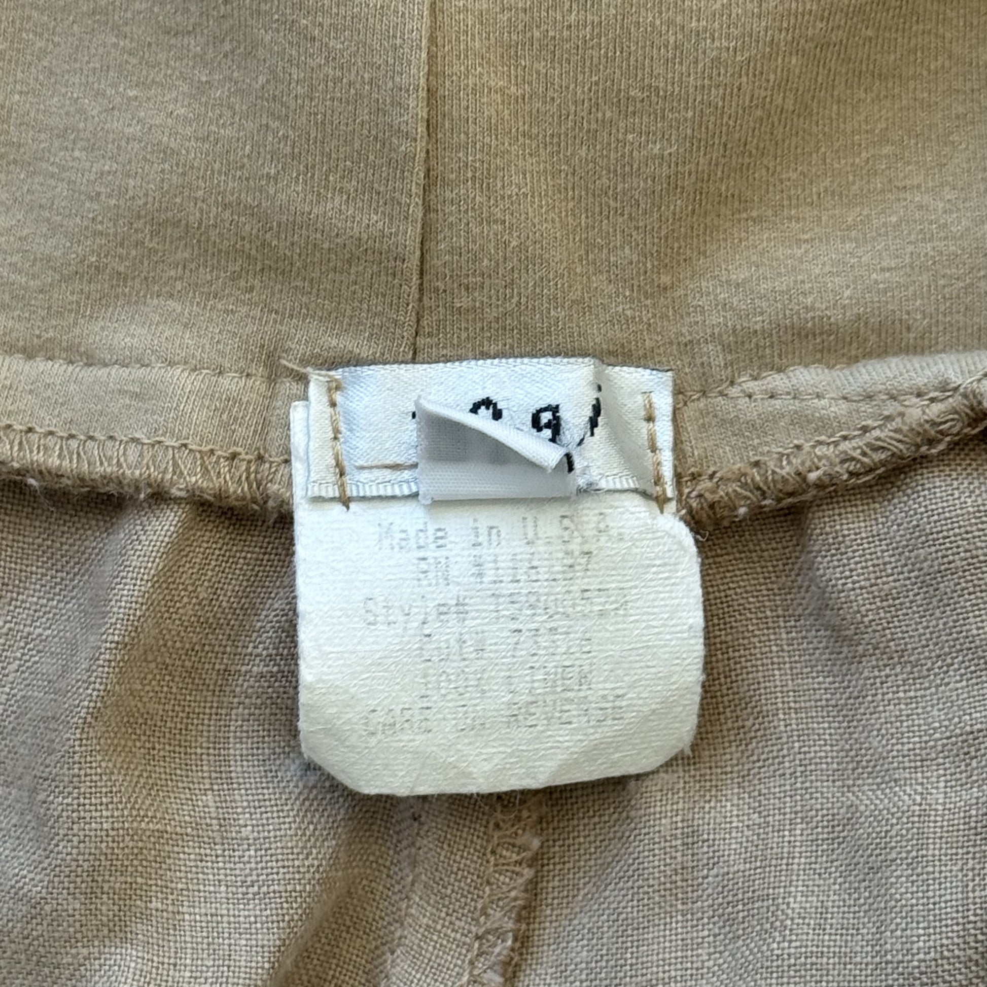 Vintage Yogi Natural Linen Low Rise Flared Trousers – view 10