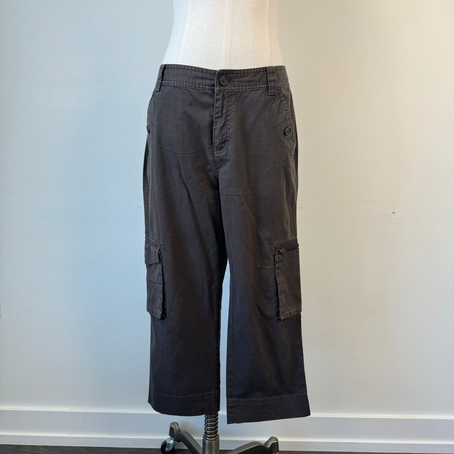 Vintage Ralph Lauren Brown Low Rise Cargo Capris