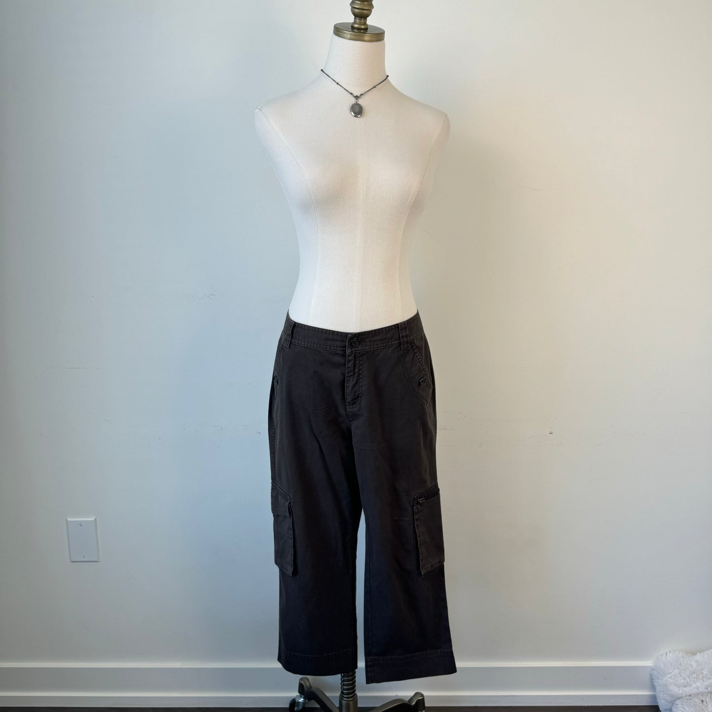 Vintage Ralph Lauren Brown Low Rise Cargo Capris