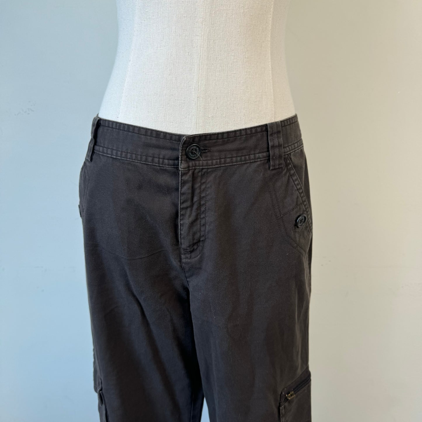 Vintage Ralph Lauren Brown Low Rise Cargo Capris