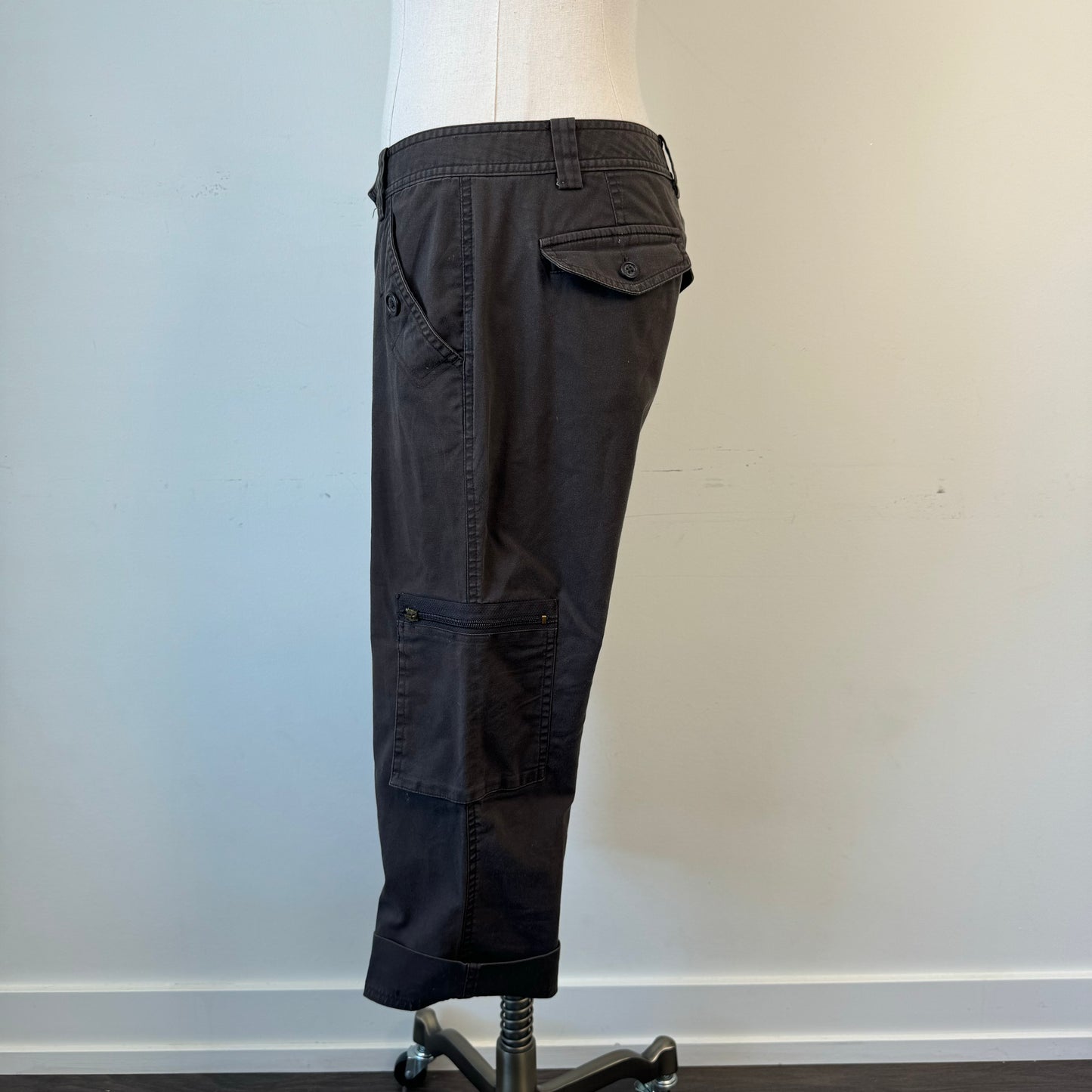 Vintage Ralph Lauren Brown Low Rise Cargo Capris