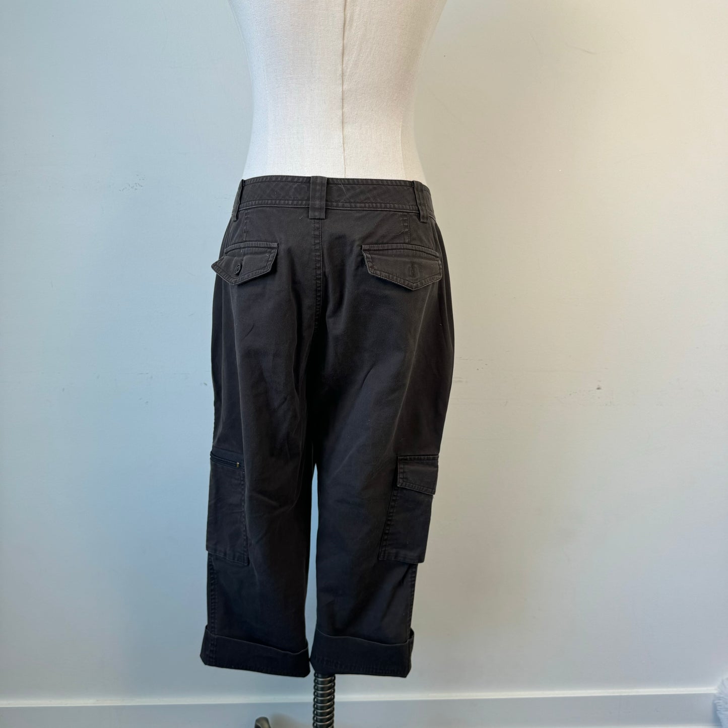 Vintage Ralph Lauren Brown Low Rise Cargo Capris