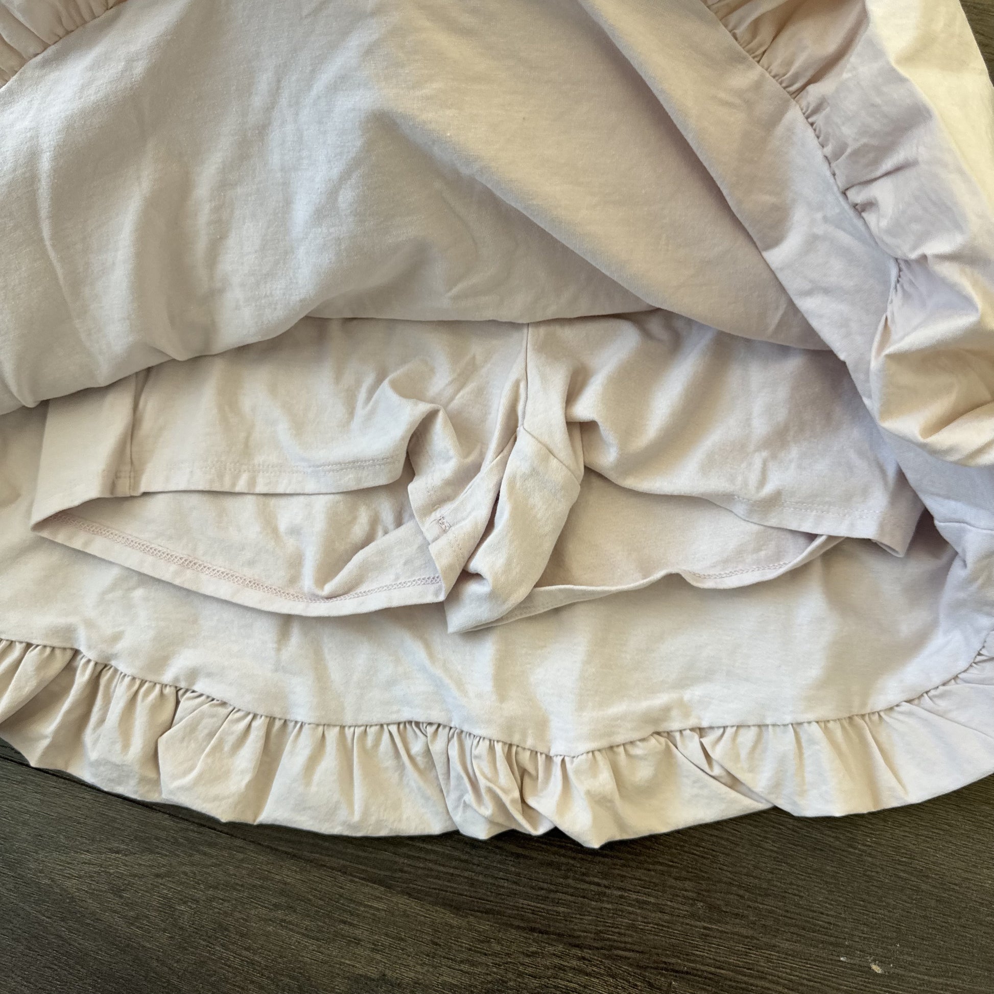 American Eagle Dusty Pink Drop Waist Bubble Skort – view 7