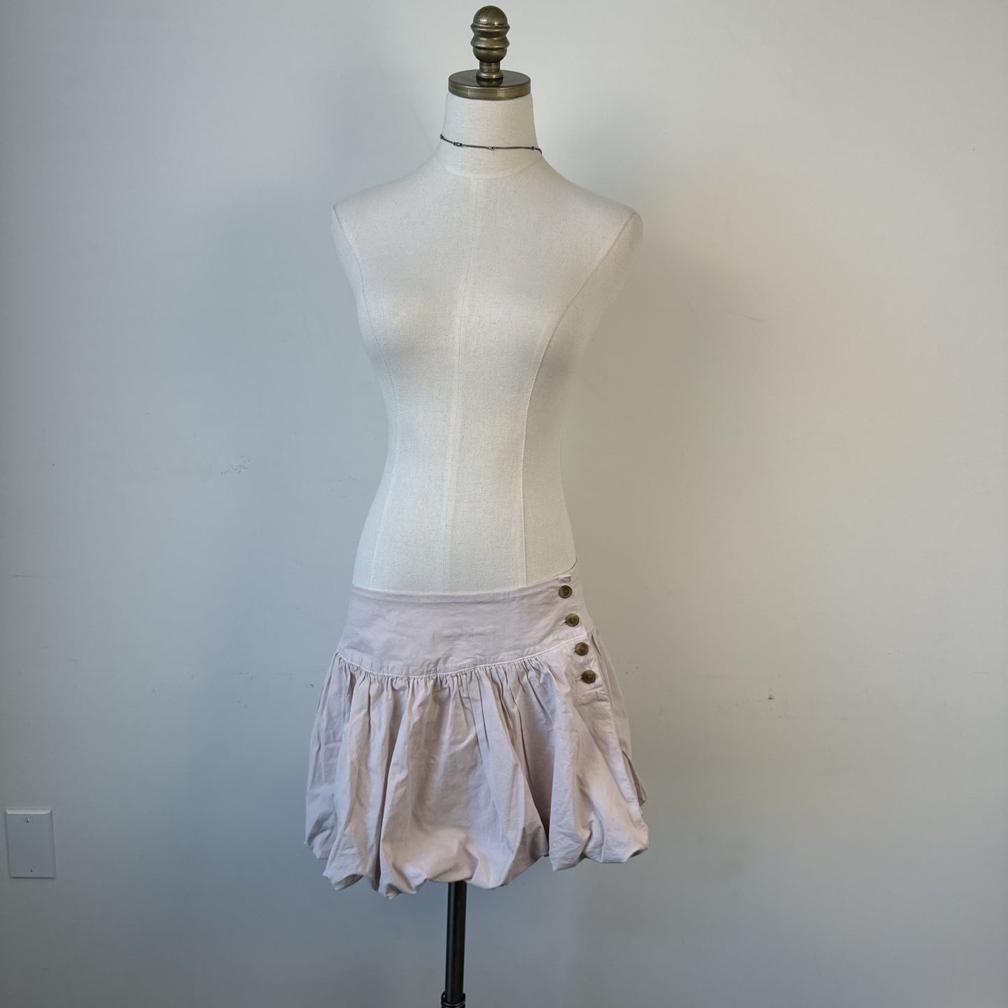 American Eagle Dusty Pink Drop Waist Bubble Skort – view 2