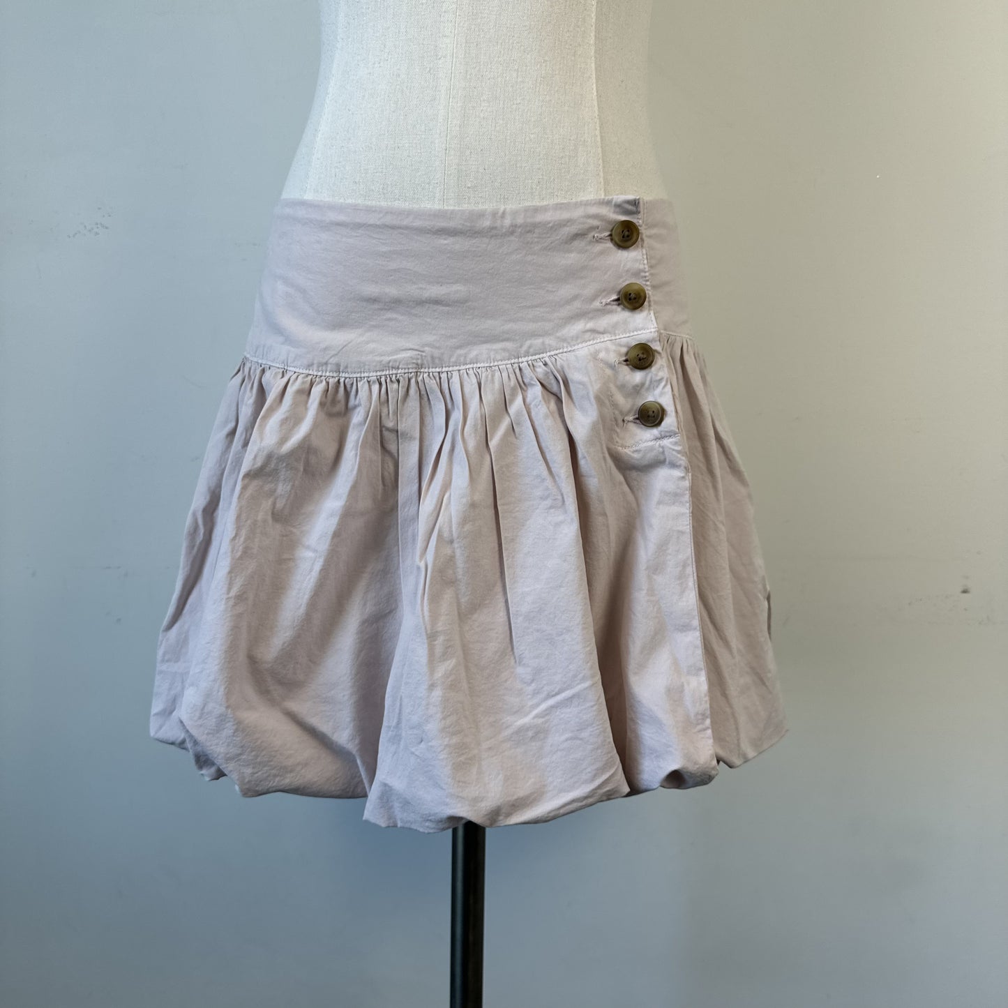 American Eagle Dusty Pink Drop Waist Bubble Skort – view 3