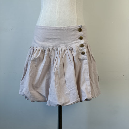 American Eagle Dusty Pink Drop Waist Bubble Skort – view 3