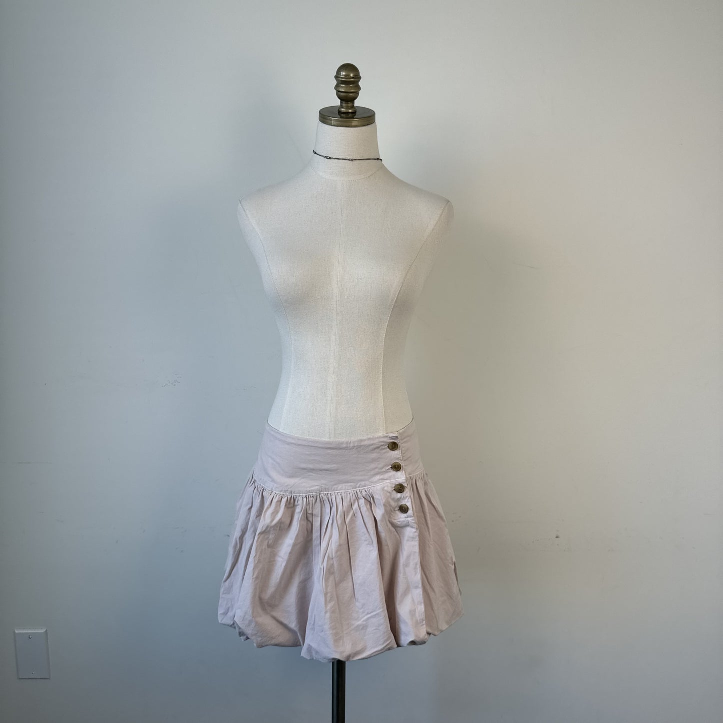 American Eagle Dusty Pink Drop Waist Bubble Skort – view 4