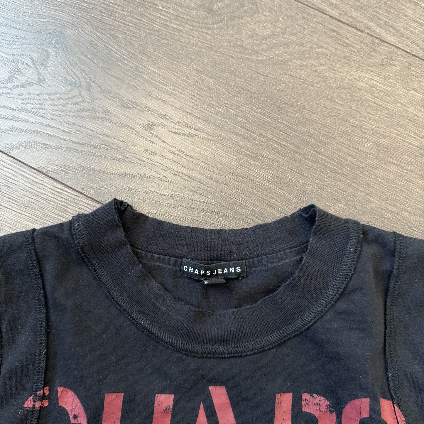Vintage Chaps Jeans Sleeveless High Neck Graphic Tee – view 5